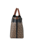 The Medium Monogram Stipe-E, side view